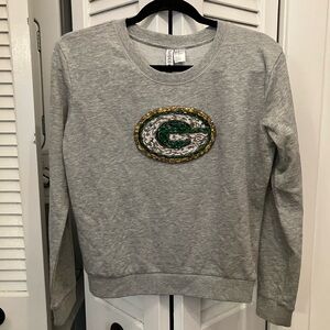 Novelty Beaded Green Bay Packers Sweatshirt